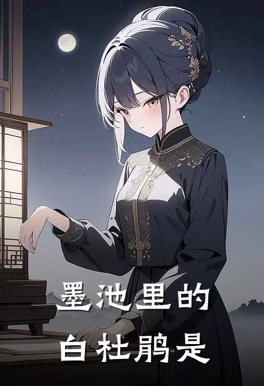 墨池里的白杜鹃是