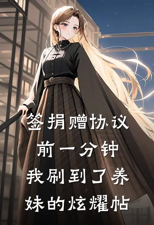 签捐赠协议前一分钟，我刷到了养妹的炫耀帖